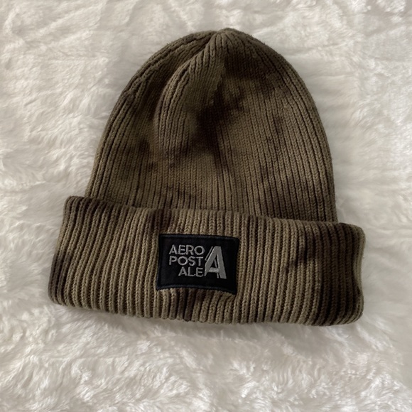 Aeropostale Cuff Army Beanie - Picture 1 of 7
